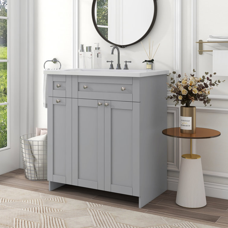 Modern Luxe Furniture 30" Single Bathroom Vanity Set Wayfair
